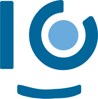 Símbolo io azul da Speedio